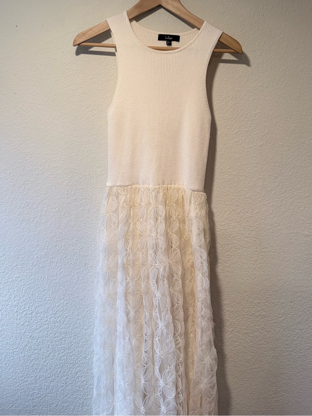 LULUS Completely Charming Ivory Sleeveless Textured Maxi Dress - Picture 4 of 5